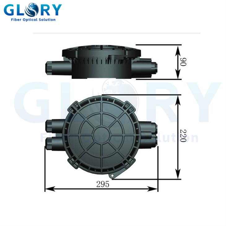 Fiber Optic Inline Splice Closure high quality
