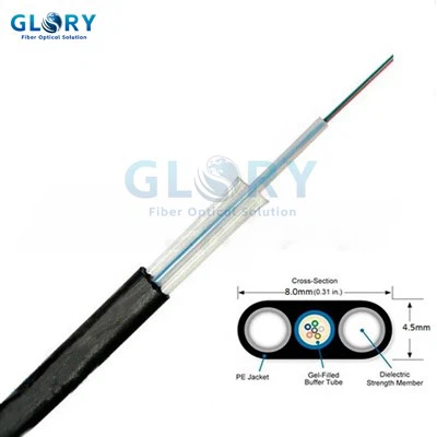 Düz damla fiber optik kablo